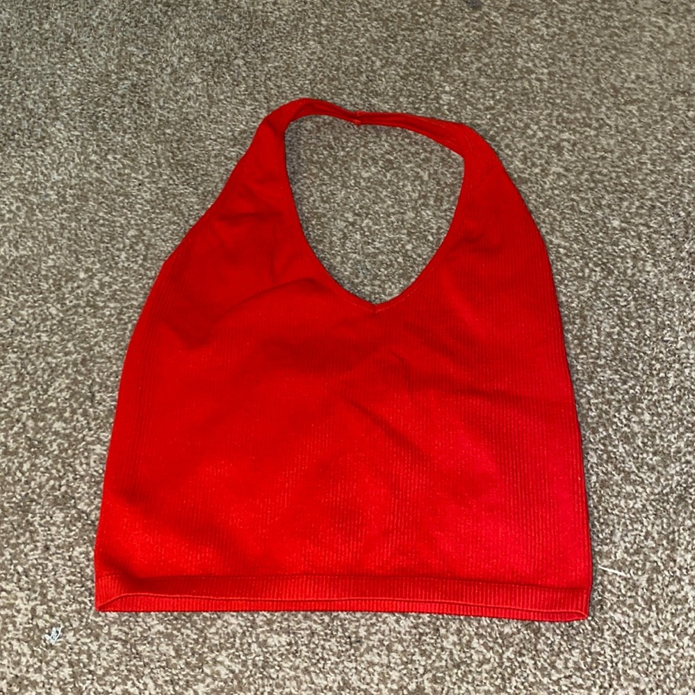 UO Ribbed Halter Tank